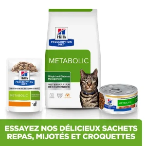 Hill's Prescription Diet Metabolic au poulet - croquettes chat