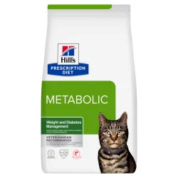 Hill's PRESCRIPTION DIET Metabolic Croquettes pour chat au Saumon