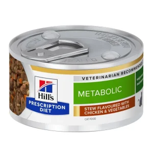Hill's Prescription Diet Metabolic en mijotés au poulet - pâtée pour chat