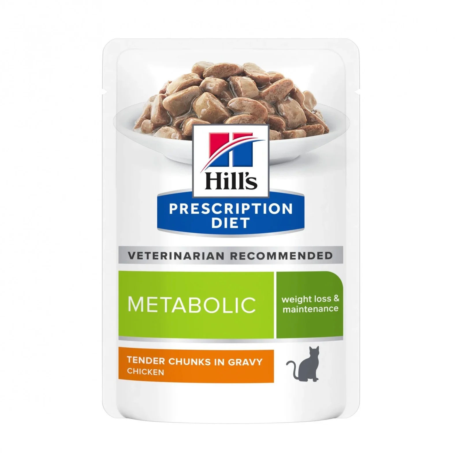 Hill's Prescription Diet Metabolic en sachets au poulet - pâtée chat