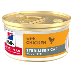 Hill's Science Plan Adult Sterilised Mousse Poulet - chat