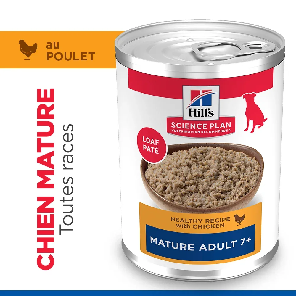 Hill's Science Plan All Breed Mature Adult 7+ au poulet - patée chien - Image 2