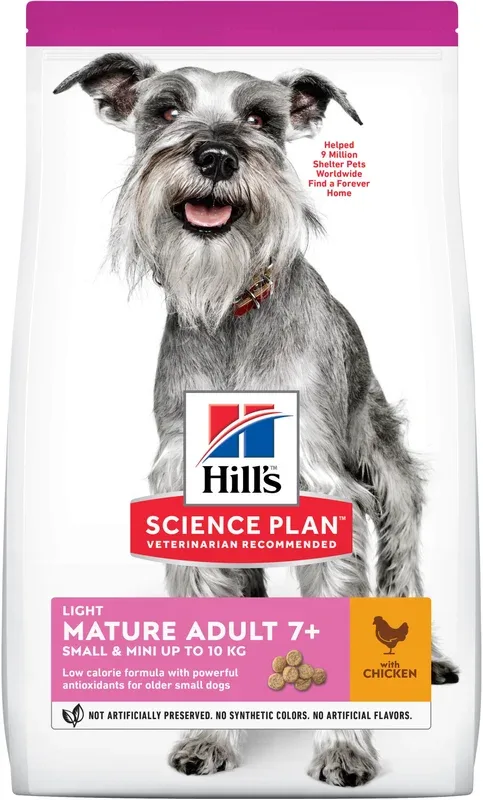 Hill’s Science Plan Canine Mature Adult Light Mini Chicken 2,5kg au meilleur prix sur fr