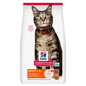 Hill's Science Plan - Croquettes pour Chat Adulte à l'Agneau 10kg