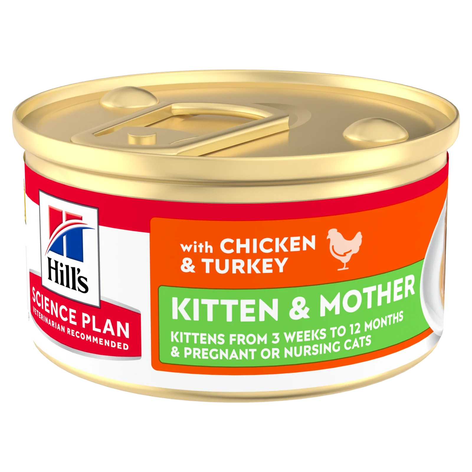 Hill's Science Plan Kitten & Mother en mousse au poulet et à la dinde – pâtée chatte & chaton