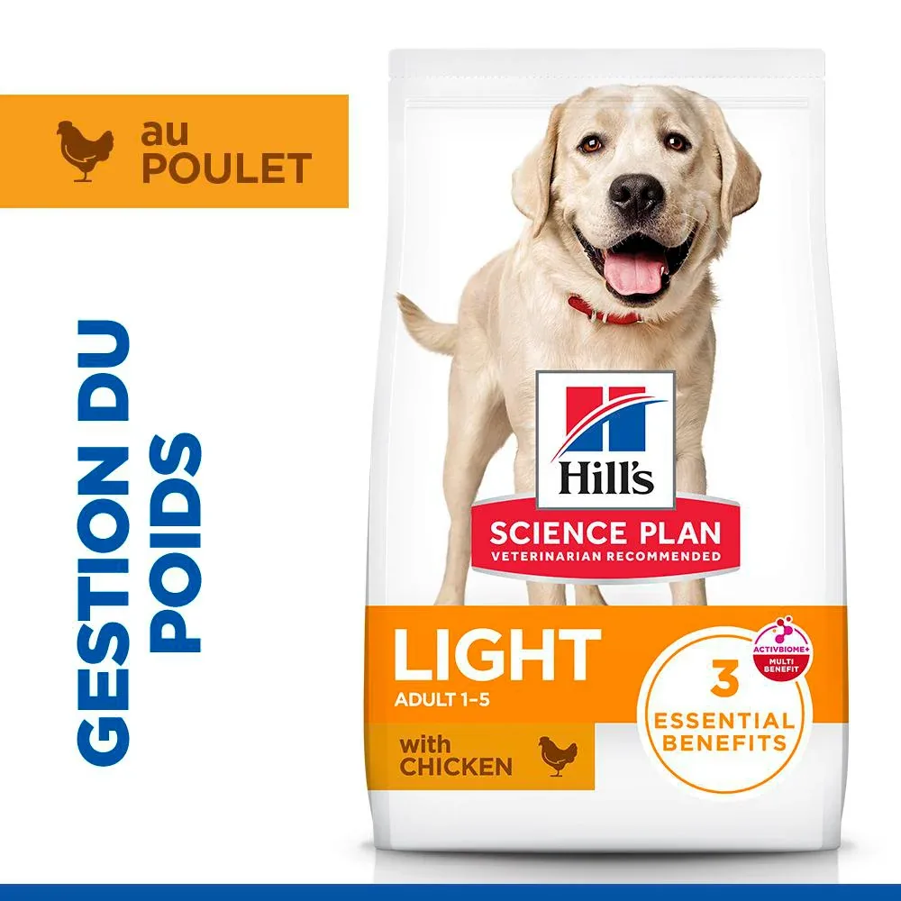 Hill's Science Plan Light Large Adult au poulet - croquettes chien - Image 2