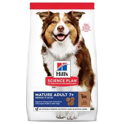 Hill’s Science Plan Mature Adult 7+ Medium agneau, riz