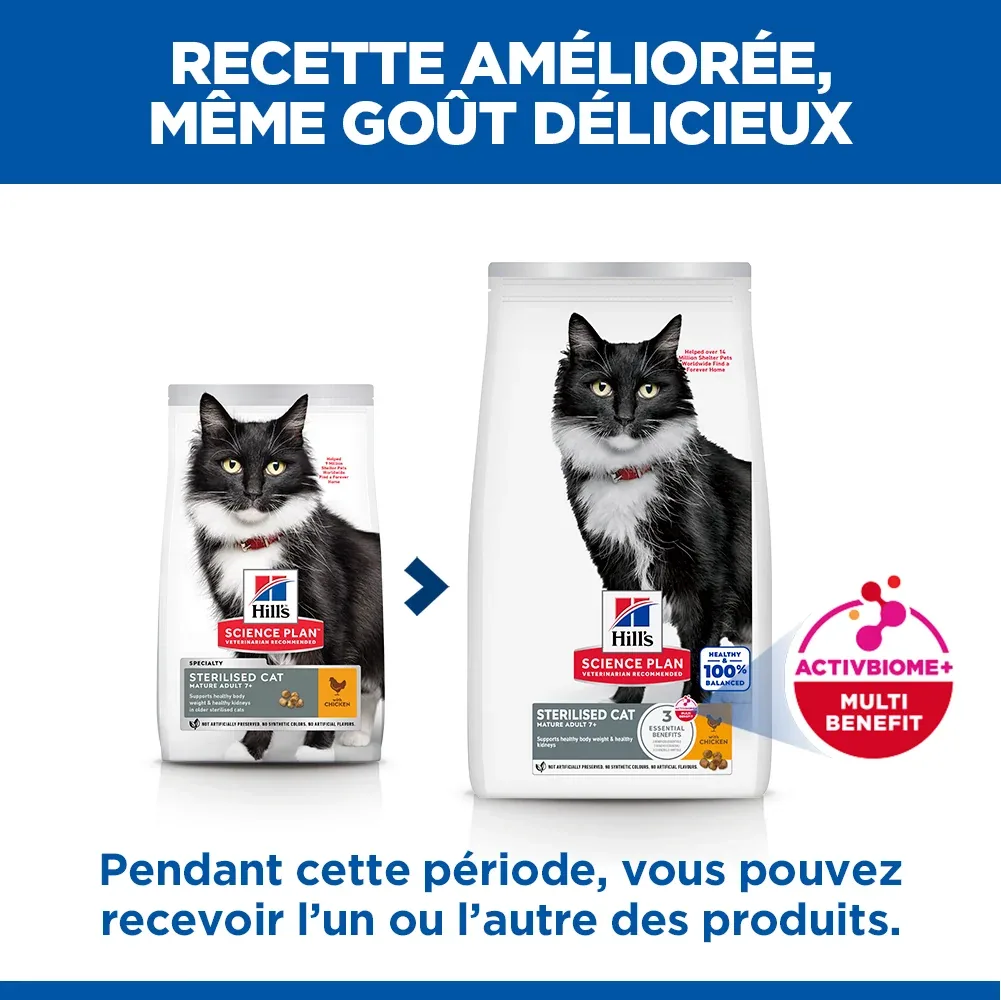 Hill's Science Plan Mature Adult 7+ Sterilised au poulet - Image 2