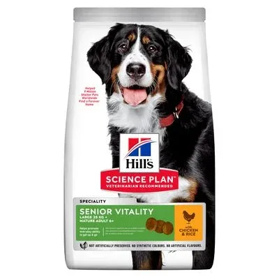 Hill’s Science Plan Mature Adult Senior Vitality Large poulet
