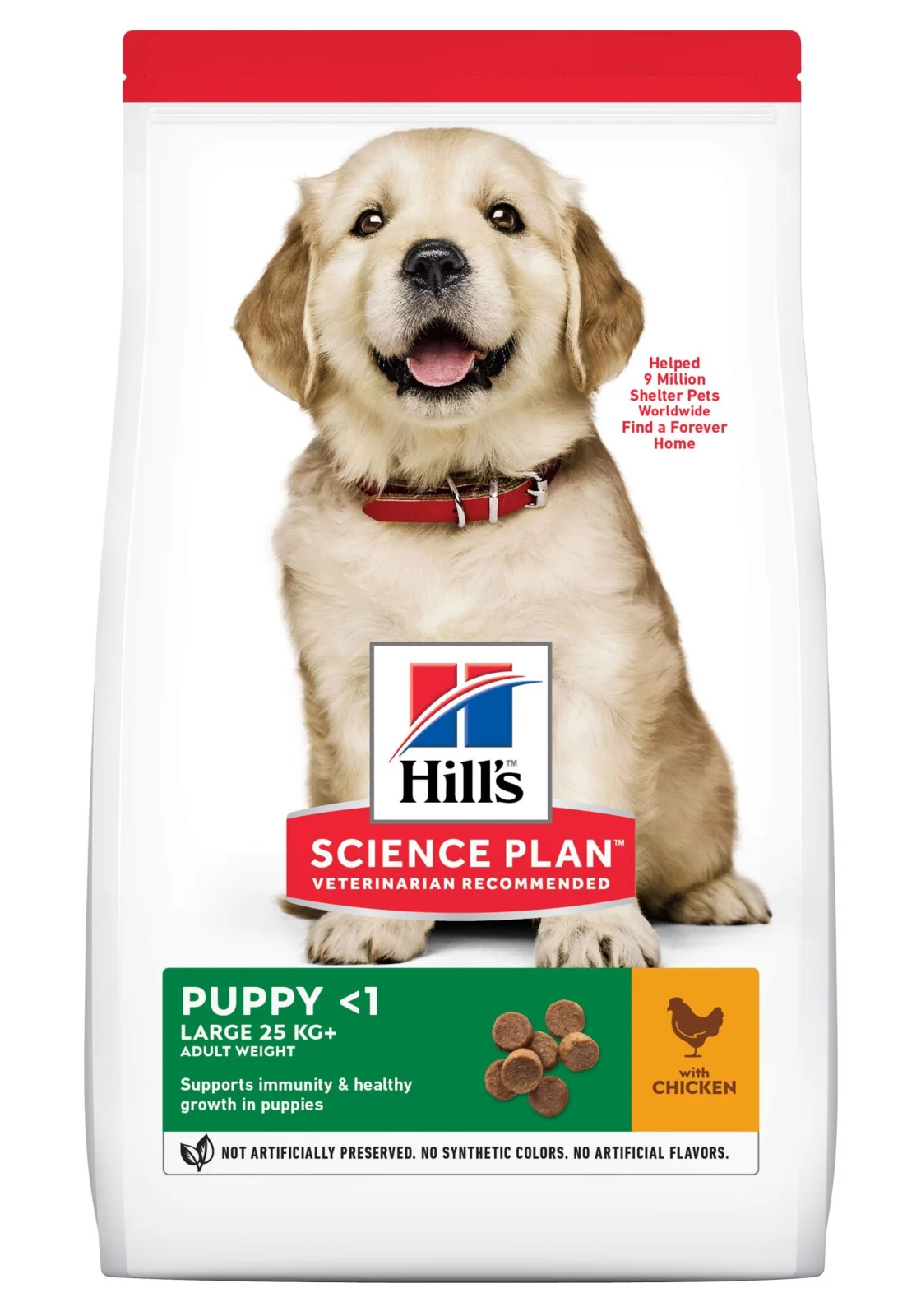 Hill's Science Plan - Puppy Croquettes Pour Chiot De Grande Taille Au Poulet - 16kg - Image 2