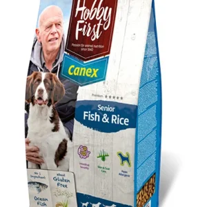 HobbyFirst Canex Senior poisson et riz pour chien
