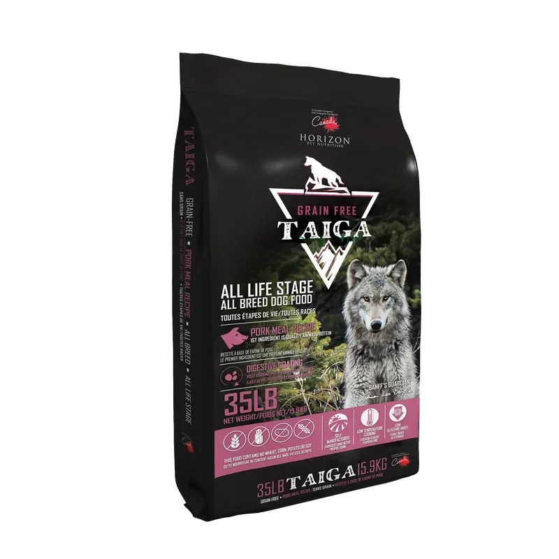 Horizon Taiga – Chien Porc – Nourriture Sèche Sans Grains pour Chiens