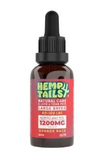 Huile de Chanvre pour Grande Race, 30 ml, Hemp 4 Tails