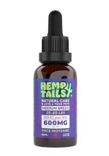 Huile de Chanvre pour Race Moyenne, 30 ml, Hemp 4 Tails