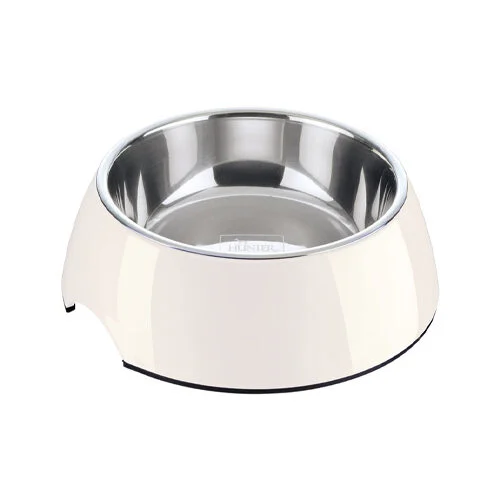 Hunter Melamine Gamelle à eau et nourriture Blanc