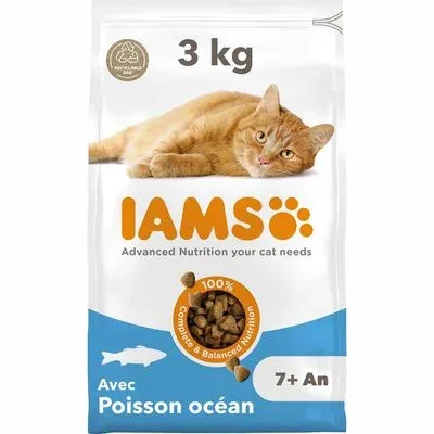IAMS Advanced Nutrition Senior Cat 7+ poisson de mer