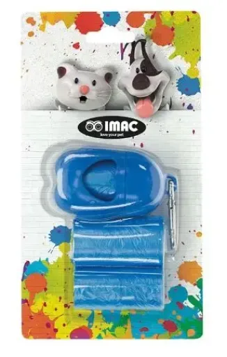 Imac Support de sac hygiénique avec 3 rouleaux pour chiens – France