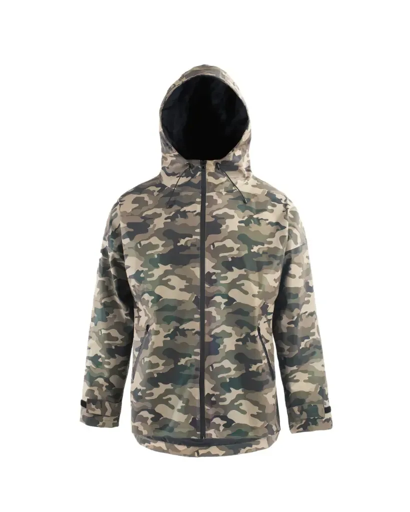 Imperméable réfléchissant camouflage pour femme (XS) – PAIKKA J’ai plus de croquettes