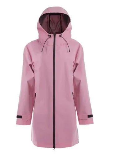 Imperméable réfléchissant rose pour femme (L/XL) – PAIKKA J’ai plus de croquettes