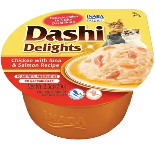 Inaba Dashi Delights Nourriture humide au poulet, au thon et au saumon – France