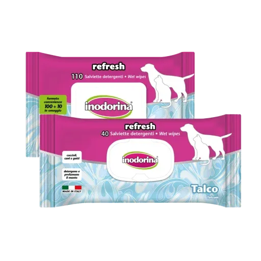Inodorina Lingettes Humides Talc – France
