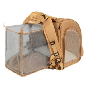 IntiMeg Sac à dos de transport extensible pour chats en chiens