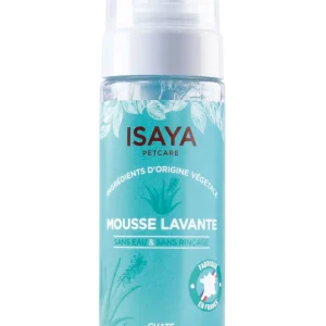 Isaya - Mousse Lavante sans Rinçage pour Chat et Chaton - 150ml