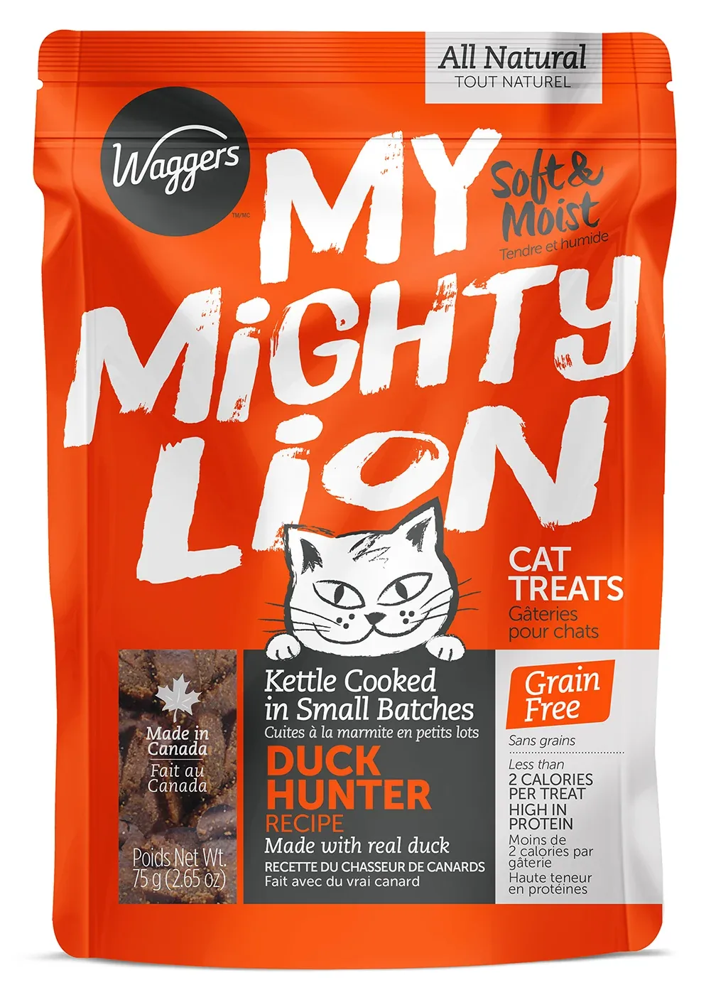 Jay’s – Gâterie – My Mighty Lion – Canard – 75g – Chat