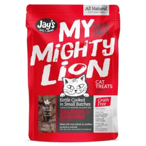 Jay’s – Gâterie – My Mighty Lion – Saumon et Sardine – 75g – Chat