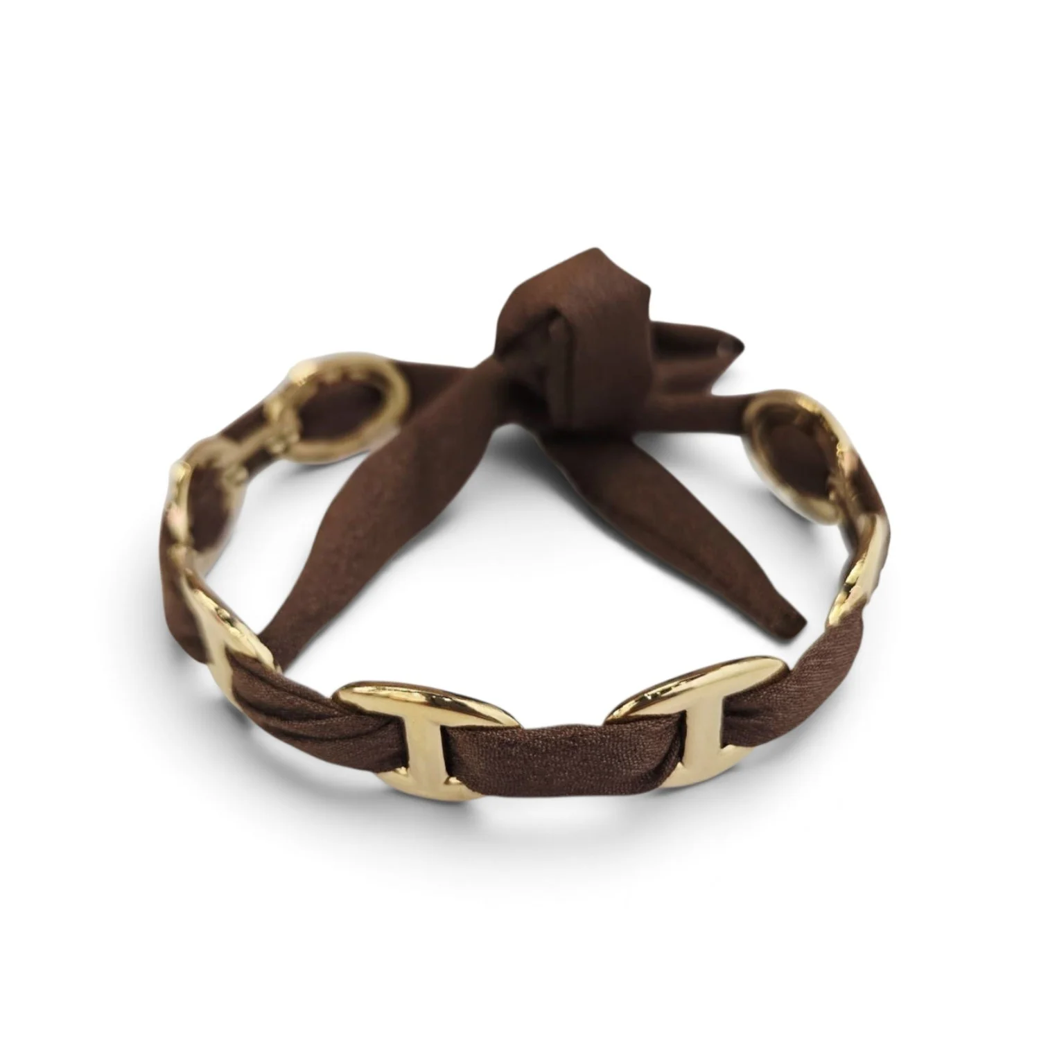 Jonc Ruban Chocolat – Doré