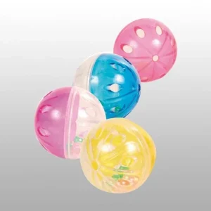 Jouet 4 Balles Cliquetis chat