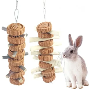 Jouet à grignoter pour lapin