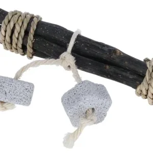 Jouet bois & pierre de lave pour Nac