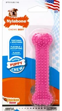 Jouet de dentition pour chiot en nylon, Nylabone