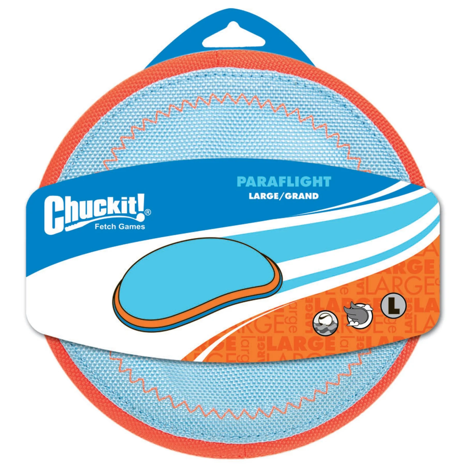 Jouet frisbee paraflight, Chuckit pour chien