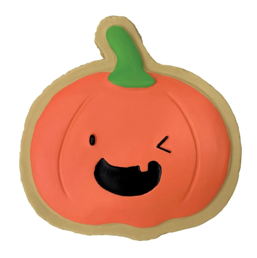 Jouet Halloween pour chien Cookie Cuties couinant, Citrouille fouFit