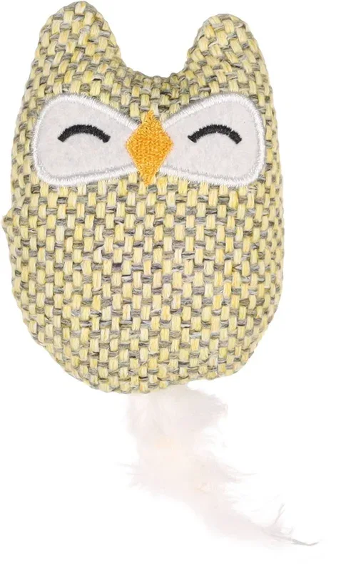 Jouet pour chat « Jagre » Hibou jaune – Flamingo J’ai plus de croquettes