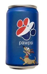 Jouet pour Chien, Canette Pawpsi, Spot, 4.5″