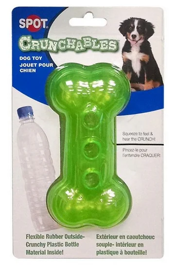 Jouet pour chiens, bouteille crunchables, Spot