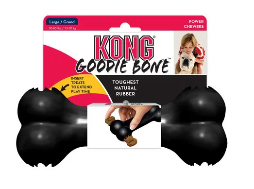 Jouet pour chiens Os Goodie Kong extrême noir - Image 2