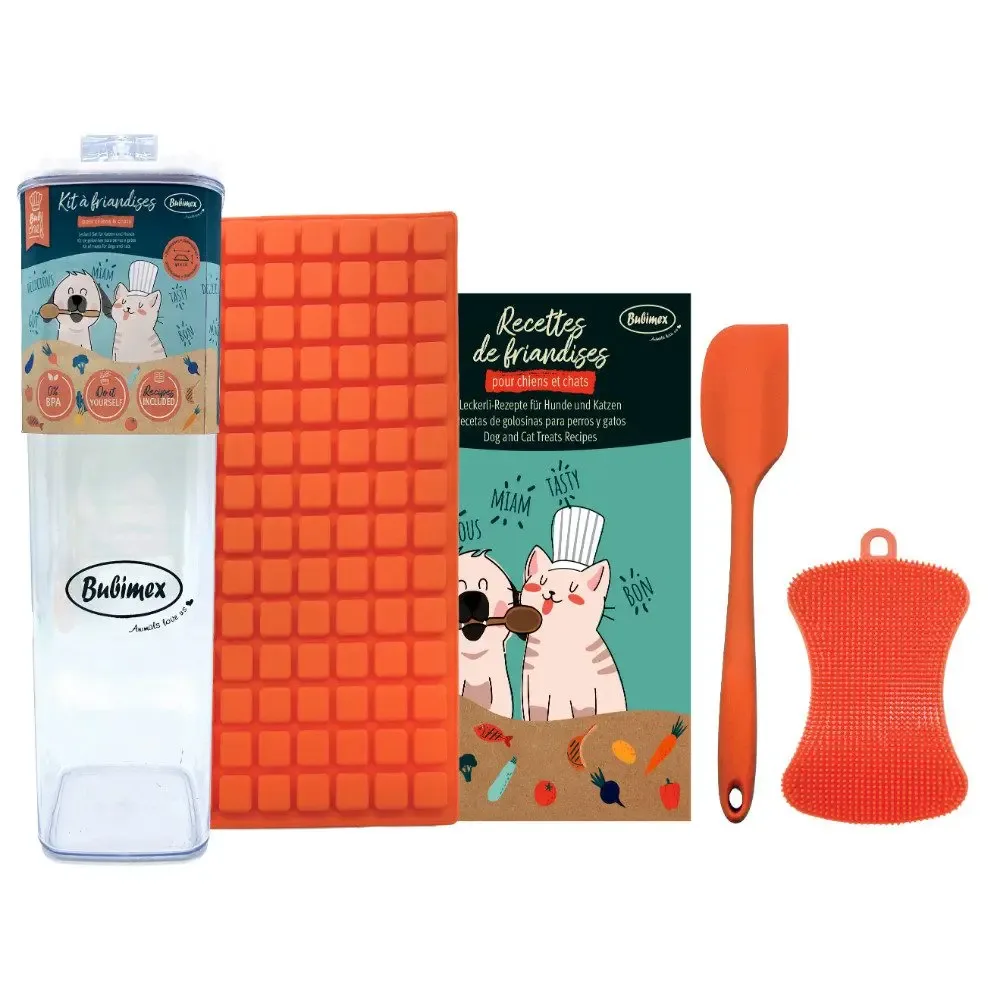 Kit à friandises BubiChef forme Carré – Bubimex J’ai plus de croquettes
