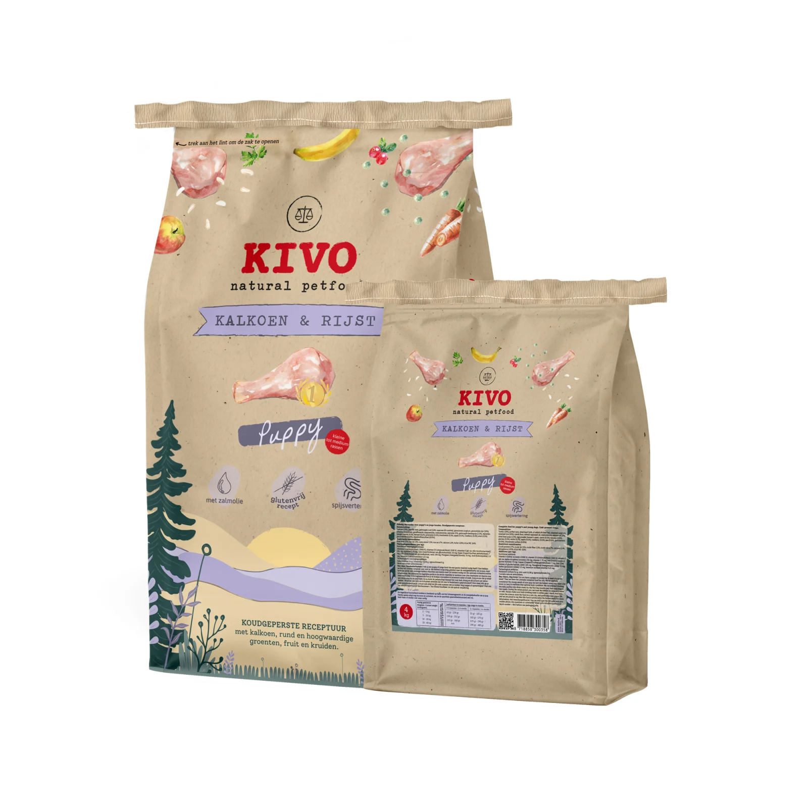 Kivo Dinde & Riz Puppy Sans Gluten