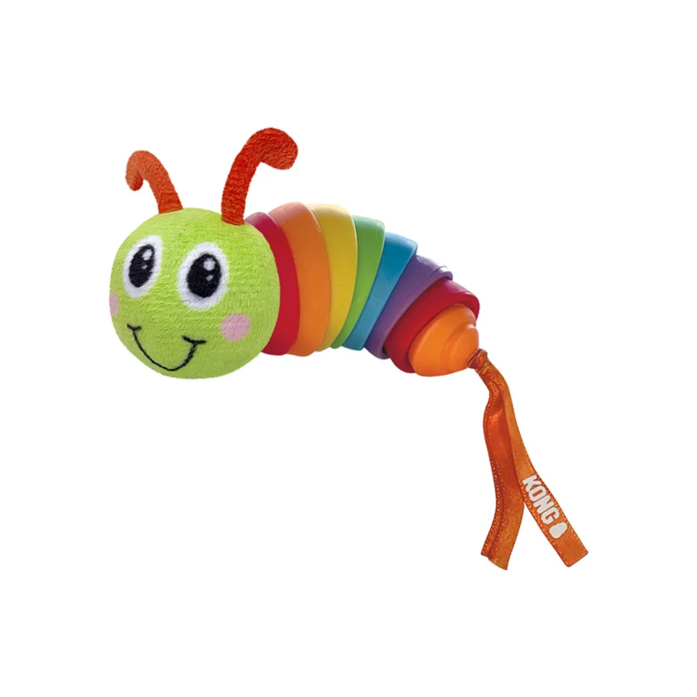 KONG Bat-A-Bout Clackz Caterpillar