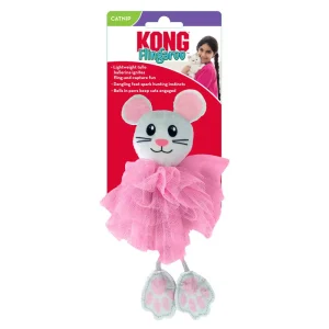 KONG - Jouet Peluche Flingaroo Tutu pour Chats - 17cm