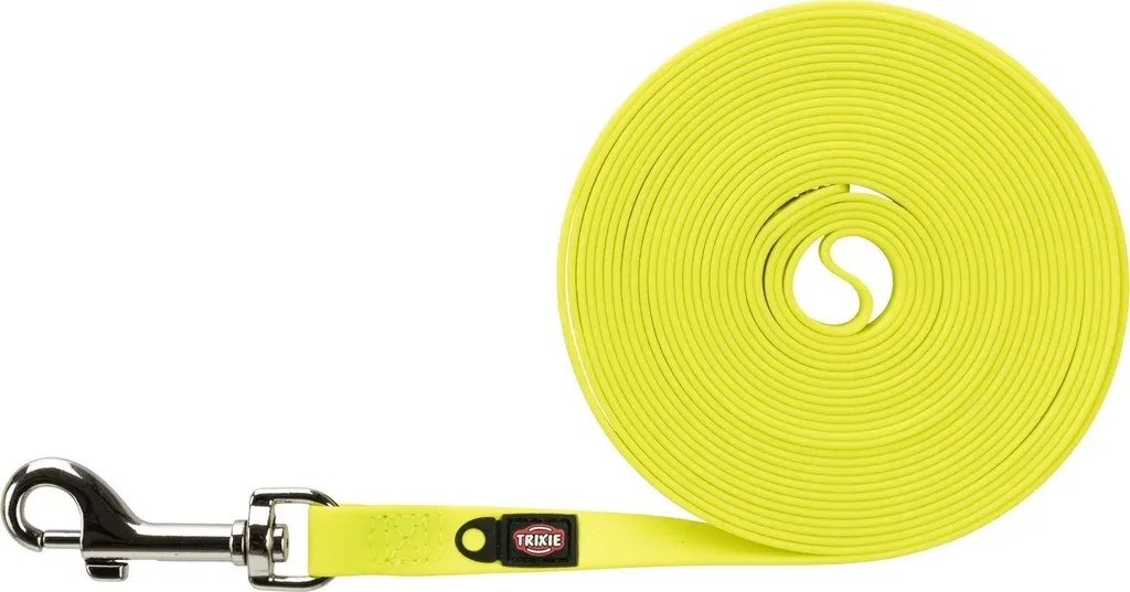 Laisse à pister Easy Life pour chien M-L – Jaune (5 m) – Trixie J’ai plus de croquettes