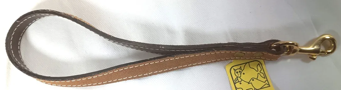 Laisse courte cuir pour chien fr