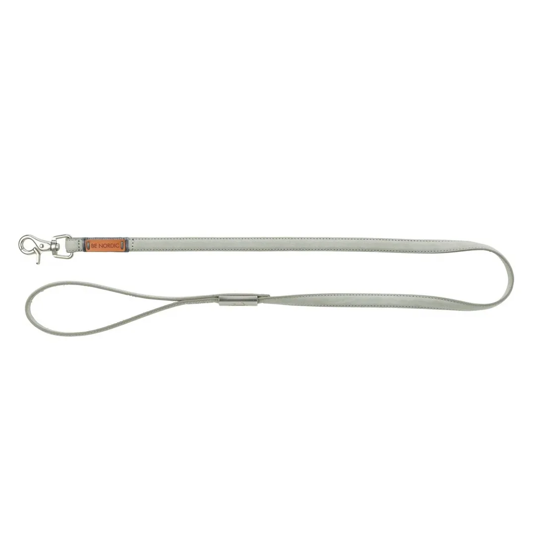 Laisse en cuir grise Be Nordic chien