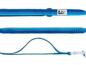 Laisse pour chien, bungee trafic bleu avec poignée, RC Pets