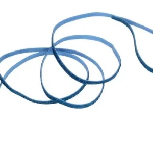 Laisse pour chien et chat en nylon et tissu bleue brillante, Li’l Pals 6″