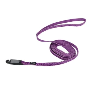 Laisse pour chien et chat mauve brillante Li’l Pals